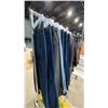 Image 2 : LARGE GROUP OF ASSORTED PRODUCTION COSTUME ITEMS-TSHIRTS, LONG SLEEVE, FLANNEL SHIRTS & JEANS