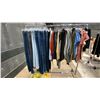 Image 3 : LARGE GROUP OF ASSORTED PRODUCTION COSTUME ITEMS-TSHIRTS, LONG SLEEVE, FLANNEL SHIRTS & JEANS