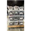 Image 2 : 12 BINS OF ASSORTED MENS/WOMENS/CHILDREN SHOES *RACK NOT INCLUDED*