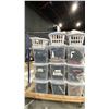 Image 3 : 12 BINS OF ASSORTED MENS/WOMENS/CHILDREN SHOES *RACK NOT INCLUDED*