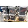 Image 4 : 11 BINS OF ASSORTED BOOTS, WETSUIT SHOES & HOODS, CAMO BURLAP, GHILLIE BLANKET & MORE