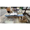 Image 1 : GREY COUNTERTOP WITH SINK, FRAMED PRINT, ORGANIZERS, DECOR