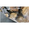 Image 3 : 2 PALLETS OF 8 BAR HEIGHT ROUND TABLES- IDENTICAL BASES, ASSORTED TOPS