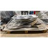 Image 2 : PALLET OF ASSORTED DARK WOOD ROUND TABLE TOPS