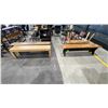 Image 1 : GROUP OF 5 ASSORTED WOODEN BENCHES