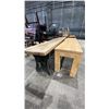Image 3 : GROUP OF 5 ASSORTED WOODEN BENCHES