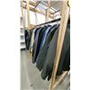 Image 1 : LARGE GROUP OF ASSORTED PRODUCTION CLOTHING ITEMS *RACKS NOT INCLUDED*