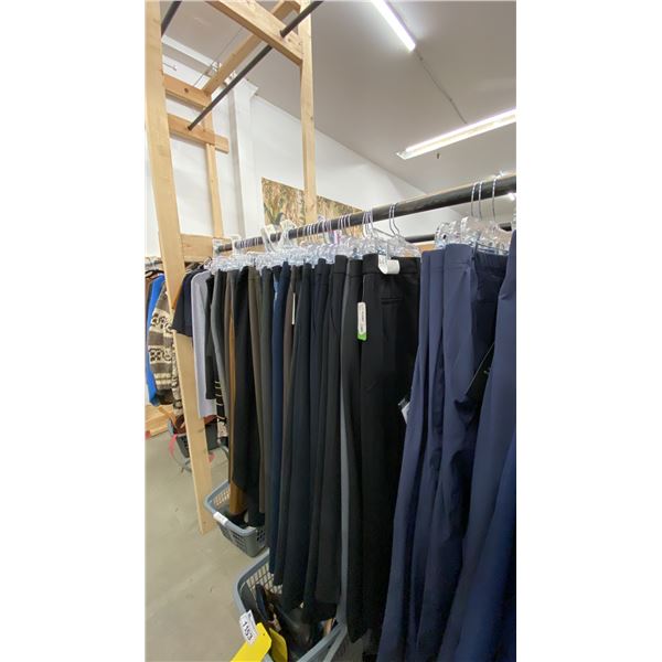 LARGE GROUP OF ASSORTED PRODUCTION CLOTHING ITEMS *RACKS NOT INCLUDED*
