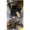 Image 3 : 3 BINS OF ASSORTED WOMENS DRESS SHOES/BOOTS