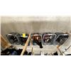 Image 1 : 5 BASKETS OF ASSORTED WOMENS DRESS SHOES/BOOTS