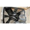 Image 2 : 5 BASKETS OF ASSORTED WOMENS DRESS SHOES/BOOTS