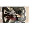 Image 3 : 5 BASKETS OF ASSORTED WOMENS DRESS SHOES/BOOTS