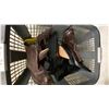 Image 6 : 5 BASKETS OF ASSORTED WOMENS DRESS SHOES/BOOTS