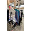 Image 2 : RACK OF ASSORTED PRODUCTION COSTUME ITEMS- TIES, BELTS, SUSPENDERS, POCKET SQUARES