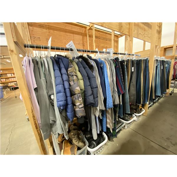 ENTIRE ROW OF PRODUCTION COSTUME ITEMS *ONLY ITEMS ON RACK, ITEMS ON FLOOR NOT INCLUDED*