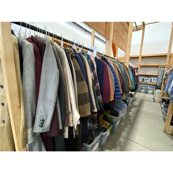 ENTIRE ROW OF PRODUCTION COSTUME ITEMS *ONLY ITEMS ON RACK, ITEMS ON FLOOR NOT INCLUDED*
