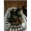 Image 1 : APPROX 10 BINS OF ASSORTED WOMENS DRESS BOOTS