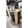 Image 3 : TABLE, DESK RISER & 3 ASSORTED BOOKSHELVES