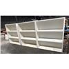 Image 1 : 3 WHITE WOODEN BOOKSHELVES & ASSORTED COUNTERTOP PIECES