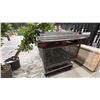 Image 3 : LARGE INDUSTRIAL CAGED VENTILATOR FAN, ASSORTED PANELS & PALLET OF TIRES