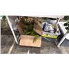 Image 2 : 5 BOXES OF ASSORTED ARTIFICIAL PLANTS, FLOWERS, SOIL & VASES