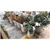 Image 1 : 7 LARGE BUCKETS OF ASSORTED ARTIFICIAL FLORAL PLANTS & DECOR
