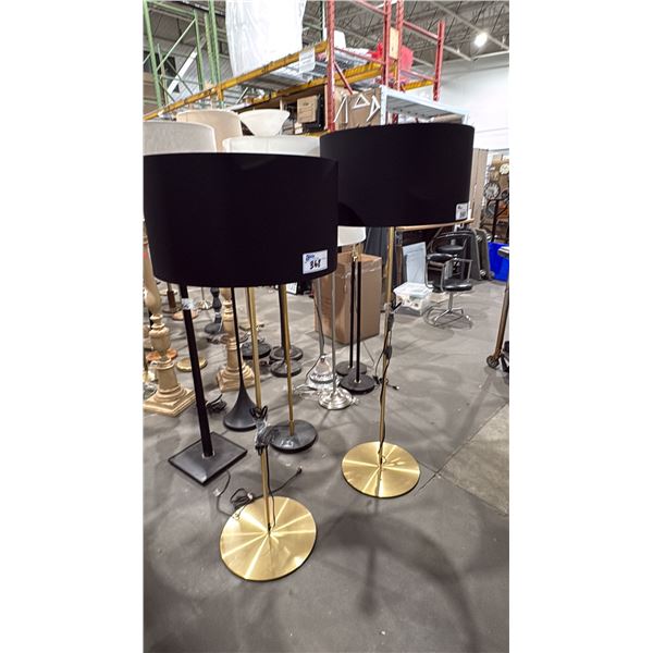 2 FLOOR LAMPS
