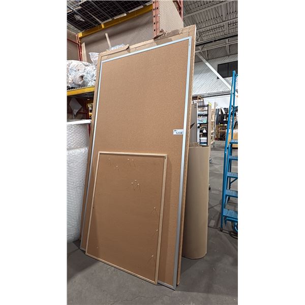GROUP OF 5 CORK AND WHITE BOARDS