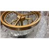 Image 2 : LARGE GOLD COLOURED CHANDELIER WITH CRYSTALS *3 BOXES TOTAL*