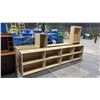 Image 1 : LARGE ASSORTMENT OF LIGHT WOOD OFFICE FURNITURE