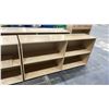 Image 3 : LARGE ASSORTMENT OF LIGHT WOOD OFFICE FURNITURE