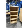 Image 2 : DESK, PINE BOOKSHELF AND ORGANIZER