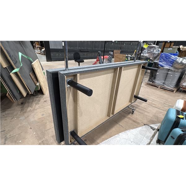 KING SIZE PLATFORM BEDFRAME WITH USB PLUG IN