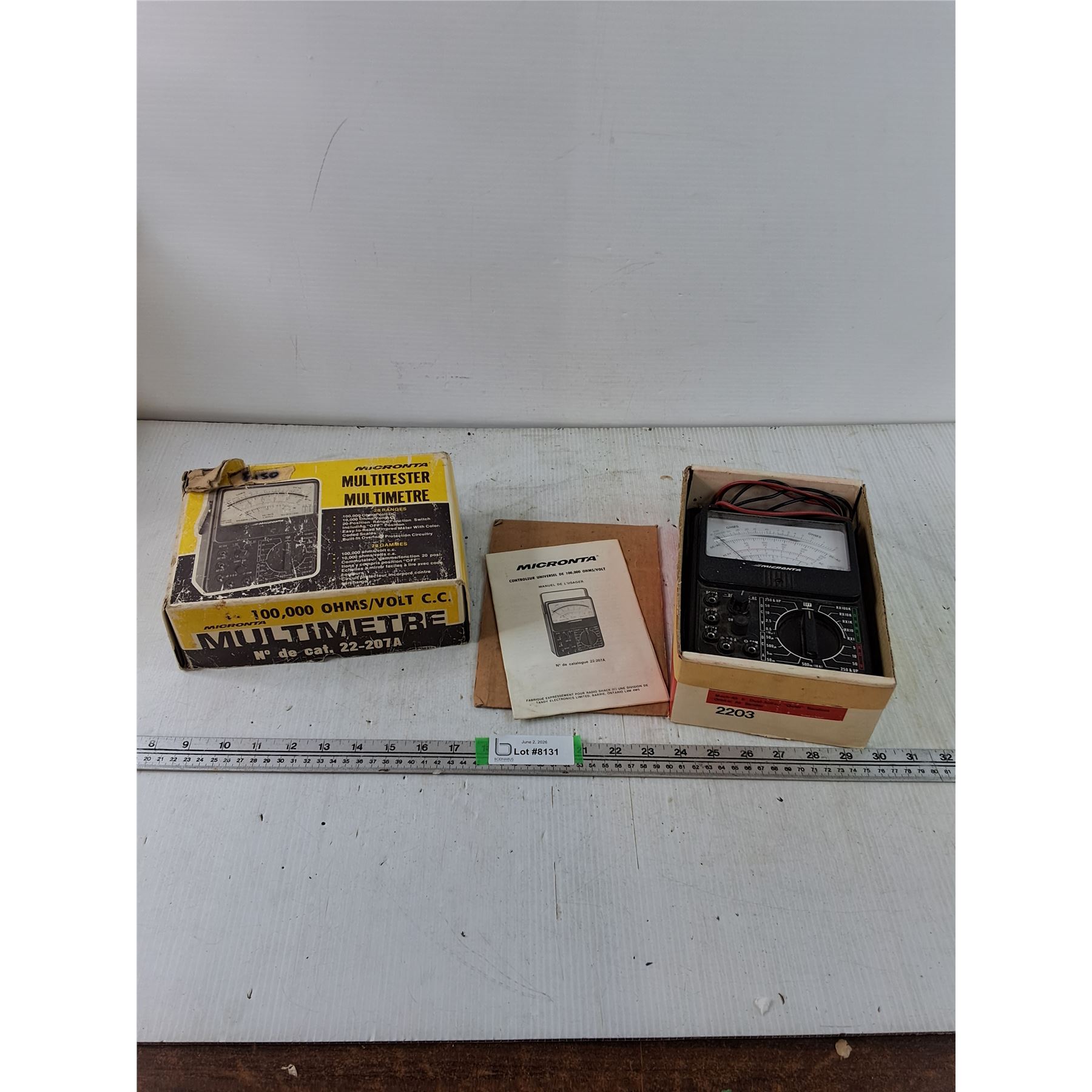 Untested Multitester, As-Is - Bodnarus Auctioneering