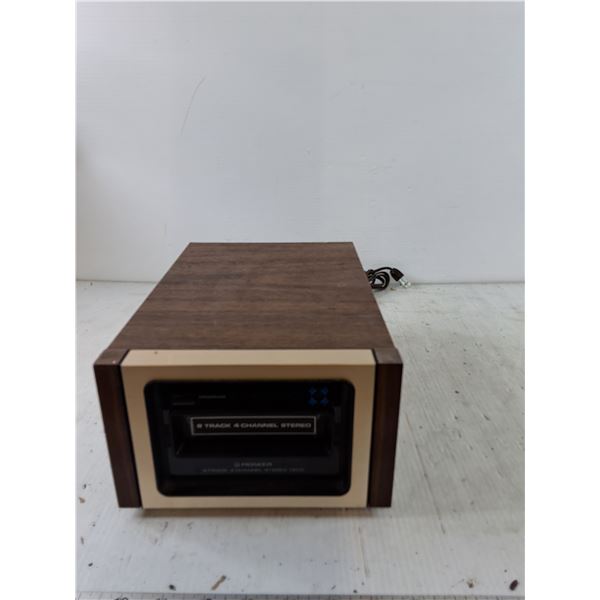 8 Track 4 Channel Stereo Deck Untested
