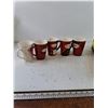Image 5 : Assorted Glass Cups, Ceramic Cups, Metal Lid, Plastic Serving Tray
