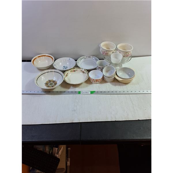 Assorted Ceramics, and Glassware