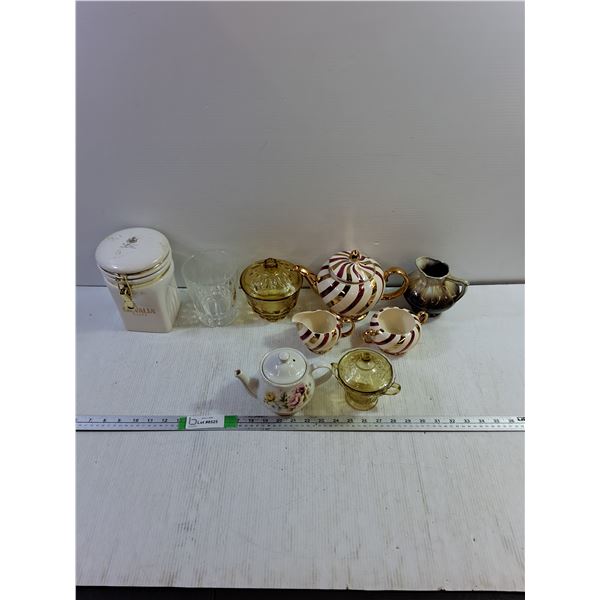 Assortment of Ceramic and Glass Kitchenware