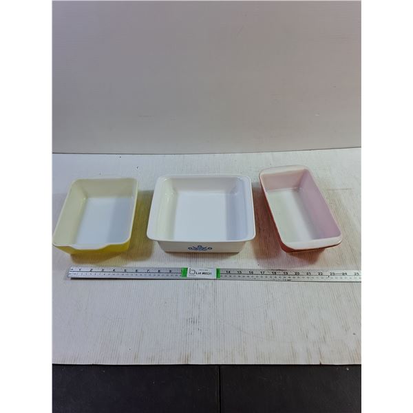 Three (3) Casserole Dishes