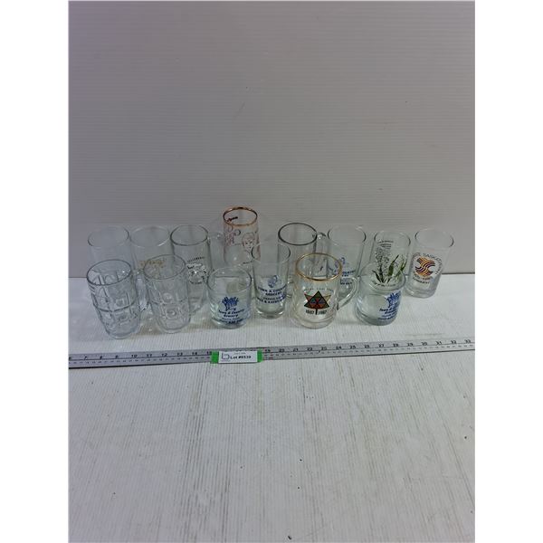 Assorted Glassware, Commemorative