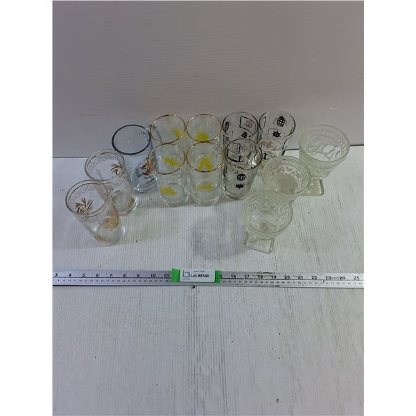 Assorted Glassware, Commemorative