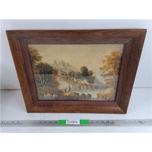 Wood Framed Wall Art Print 20" x 16"