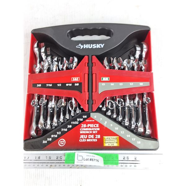 Husky 28 Piece Combination Wrench Set