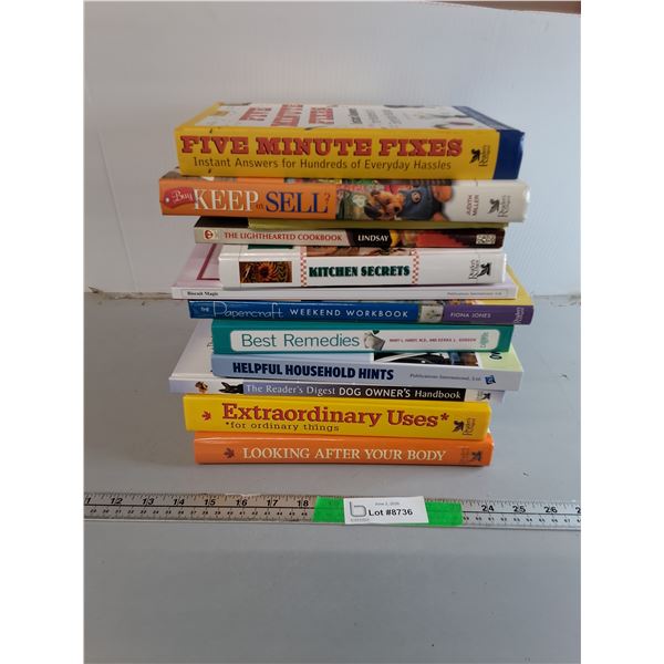 DIY Books- Five Minute Fixes, Dog Owner's Handbook, Household Hints, Misc. Can't Ship