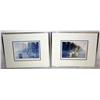 Image 1 : Signed Set of 2 Framed Water Colors