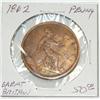 Image 1 : 1862 "Rare" Great Britain Penny Very Fine Conditio