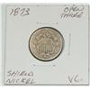 Image 1 : 1873 US Shield Nickel Very Good Condition