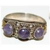 Image 4 : Amethyst Hand Made Egyptian .925 Silver Rings