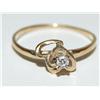 Image 1 : Diamond Solitaire Heart Design Ladies Ring