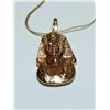 Image 1 : 14K Egyptian King Pharaoh With Chain